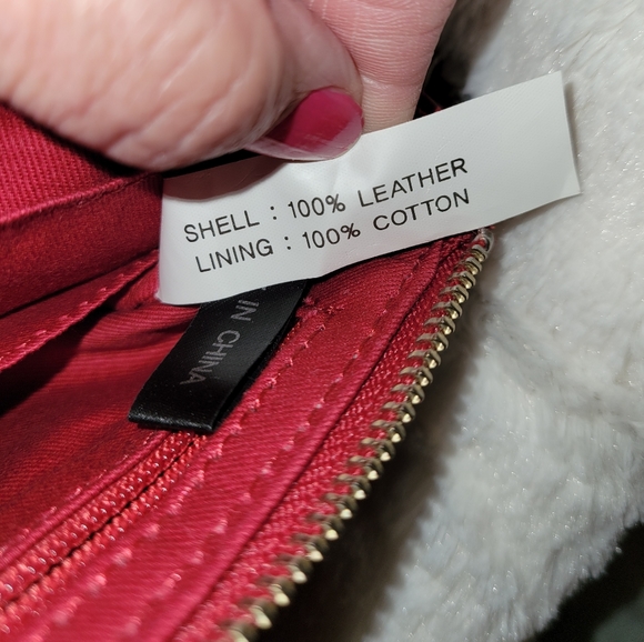 Talbots Wristlet Clutch Purse Bag Pebbled Leather - Picture 7 of 9